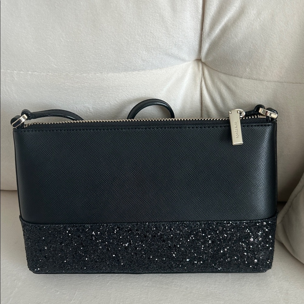 Kate Spade Black and Glitter Crossbody Bag - Picture 4 of 6